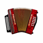 ACORDEON PROFESIONAL CORONA III B3112FB III H.HOFFNER OBSEQUIO CURSO DE ACORDEON CON 60 CANCIONES VA1049
