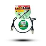 CABLE MICROFONO 0.91 MT BAJA IMPEDANCIA PCM3XNK PROLOK SY2000