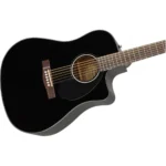 GUITARRA ELECTROACUSTICA FENDER CD-60SCE BLK 0970113006