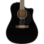 GUITARRA ELECTROACUSTICA FENDER CD-60SCE BLK 0970113006