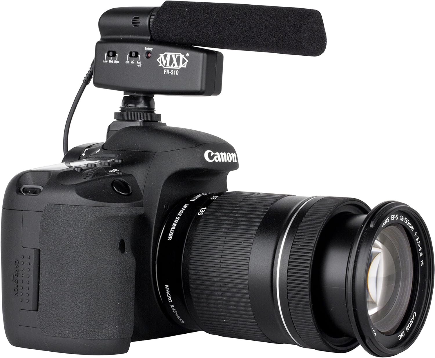 MICROFOΝΟ MXL FR310 CON SOPORTE CAMARA 2