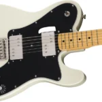 GUITARRA ELECTRICA SQUIER CV 70S TELE DLX BLANCO MAP HH
