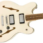 GUITARRA ELECTRICA SQUIER AFF STARCASTER DLX BLANCO