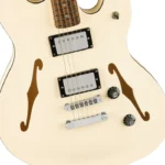 GUITARRA ELECTRICA SQUIER AFF STARCASTER DLX BLANCO