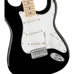 GUITARRA ELECTRICA SQUIER AFF STRATOCASTER NEGRO MAPLE MOD0378002506