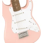 GUITARRA ELECTRICA SQUIER MINI STRATOCASTER ROSADO LAUREL MOD0370121556