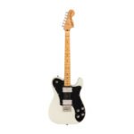 GUITARRA ELECTRICA SQUIER CV 70S TELE DLX BLANCO MAP HH
