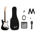 COMBO GUITARRA ELECTRICA SQUIER DEBUT STRATOCASTER NEGRO 10G MOD0379800006