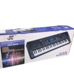 TECLADO MK-939 TECLA SENSIBLE MEIKE 5 OCTAVAS CON  BASE DOBLE X, SILLA Y ADAPTADOR