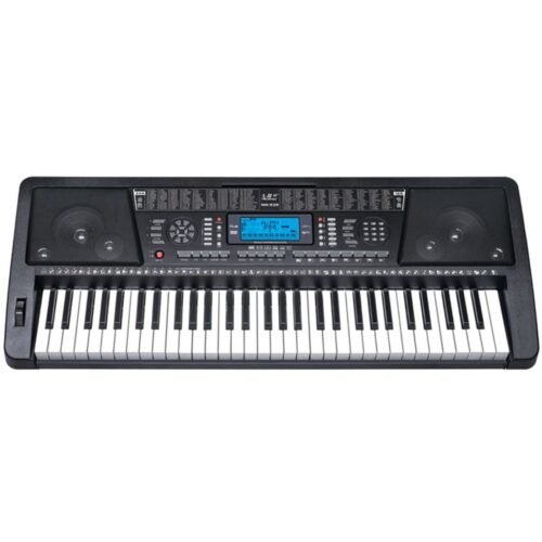 TECLADO MK-939 TECLA SENSIBLE MEIKE 5 OCTAVAS CON BASE DOBLE X, SILLA Y ADAPTADOR