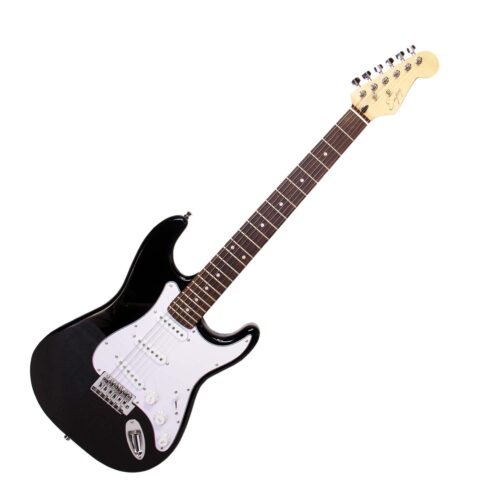 GUITARRA ELECTRICA STRATOCASTER NEGRA ST1 ENJOY
