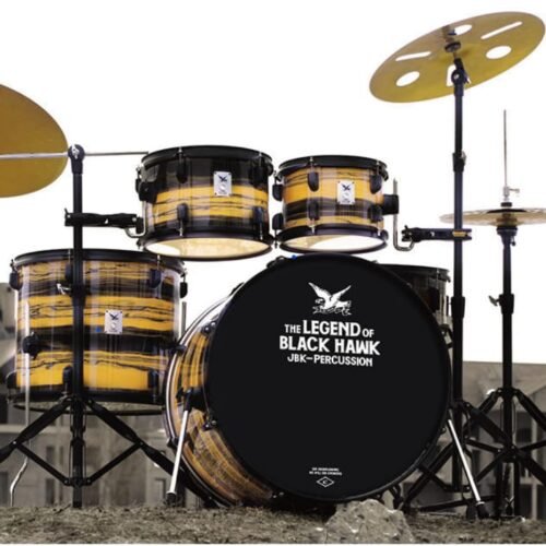 BATERIA ACUSTICA THE LEGEND OF BLACK HAWK – JBK PERCUSSION PB5220