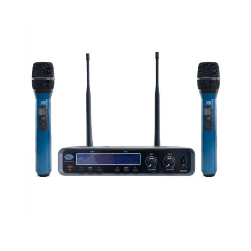 MICROFONOS DOBLES INALAMBRICOS UHF-999 – AUDIOSOUND