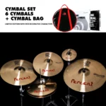 PLATILLOS B8 SET SPLASH 8″ CHARLES14″ CRASH 16″ MEDIUM CRASH 18″ RIDE 20″ SERIE B8 IZINK PERCENT CON ESTUCHE