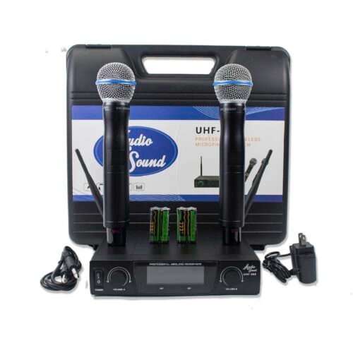 KIT MICROFONO INALAMBRICO UHF-888 – AUDIOSOUND