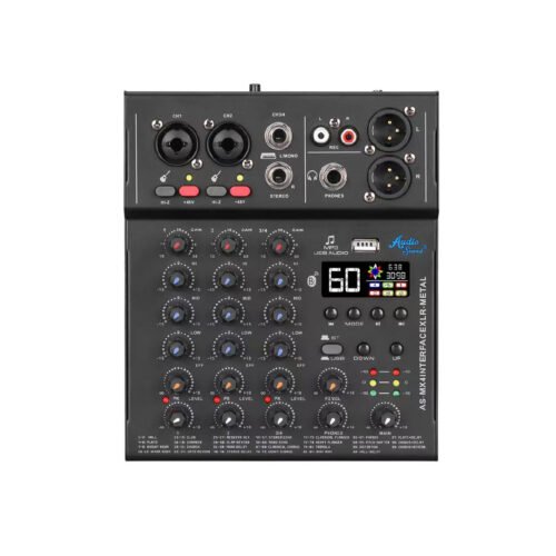 MIXER AS-MX4INTERFACE METAL – AUDIO SOUND