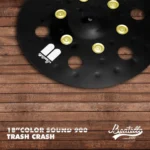 PLATILLO EFECTO TRASH CRASH 18″ CON CAMPANAS 900 NEGRO BEATELLO