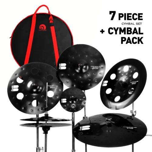PLATILLOS SET SPLASH 8″ CHARLES 14″ CRASH 16″ CRASH CHINA 18″ CRASH 18″ RIDE 20″ CON ESTUCHE 900 NEGROS BEATELLO