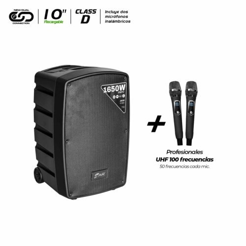 CABINA ACTIVA RECARGABLE JYR J5272/ 10″ / 3 VIAS