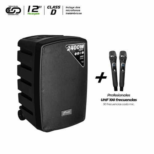 CABINA ACTIVA RECARGABLE JYR J5273/ 12″ / 3 VIAS
