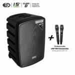 CABINA ACTIVA RECARGABLE JYR J5274/ 15″ / 3 VIAS