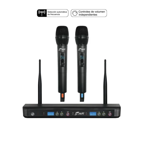 MICROFONOS CON RECEPTOR JYR MCJR-010
